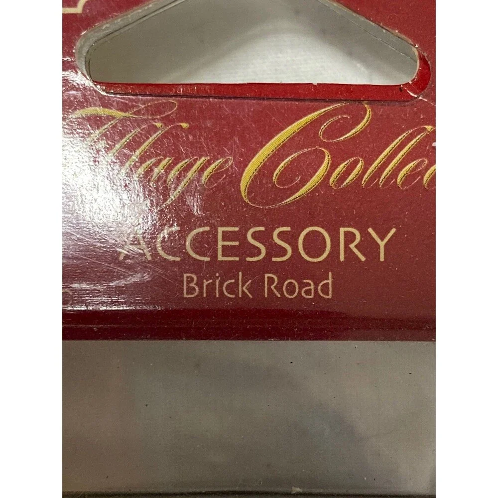 Brick Road Lemax PVC Christmas Village Town Train Accessories Village Collection